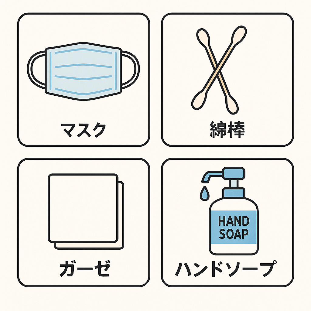 備品棚のチェック